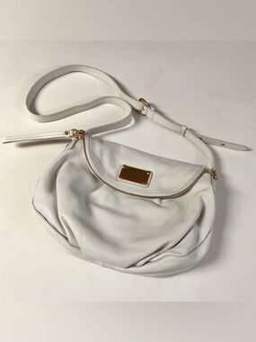 MARC JACOBS White Natasha Crossbody